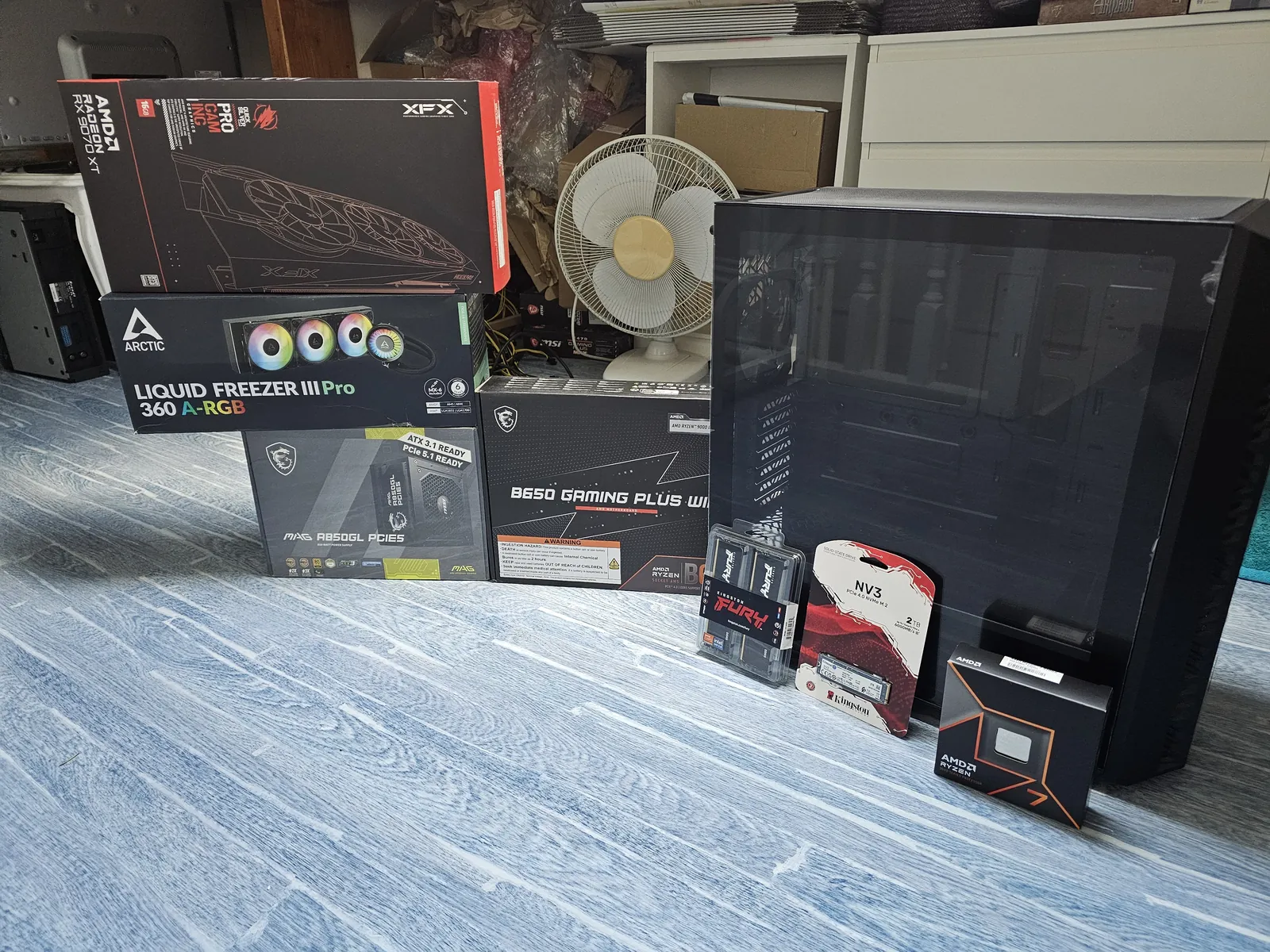 Composants de grandes marques prêts pour un montage de PC sur mesure